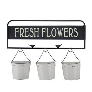 Planter Hanger Fresh Flowers 3 pots