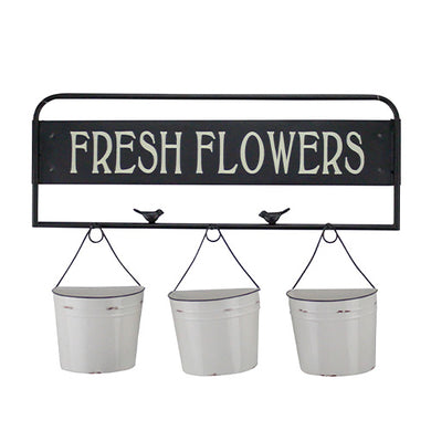 Planter Hanger Fresh Flowers 3 pots