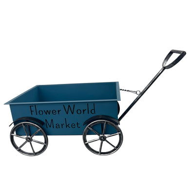 Planter Blue Wagon