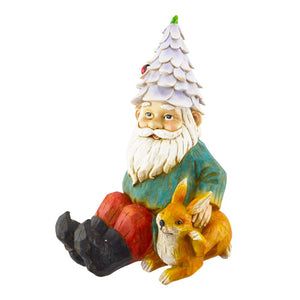 Statuary Gnome with Rabbit