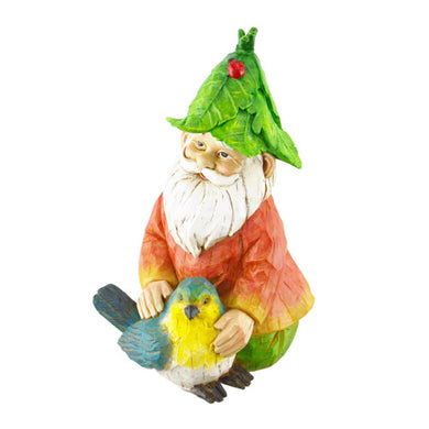 Statuary Gnome with Bird