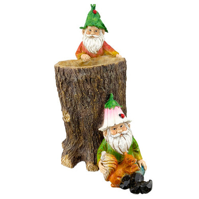 Planter Gnome Tree Stump