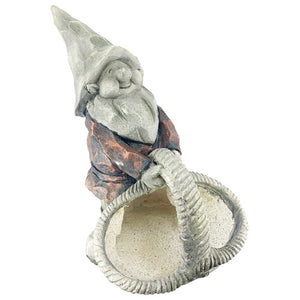 Planter Gnome with Basket Large