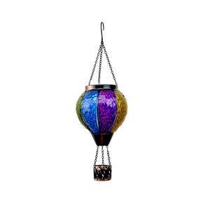 Lantern Solar Balloon Yellow Purple Blue Green