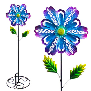 Spinner Flower Blue