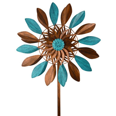 Spinner Blue/Bronze Leaves