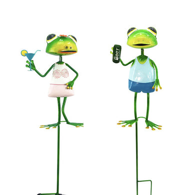Stake Frogs Drinks Set of 2