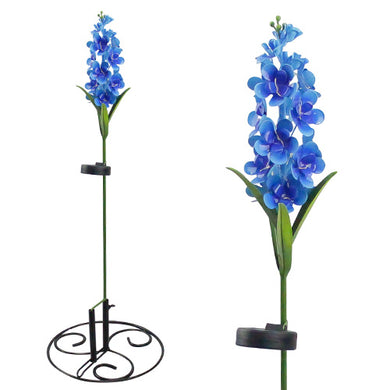 Stake Solar Gladiolus Flower Blue