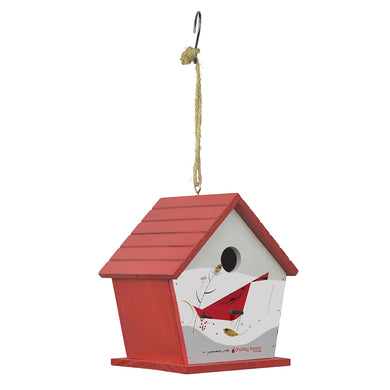 Birdhouse Cardinal Charley Harper