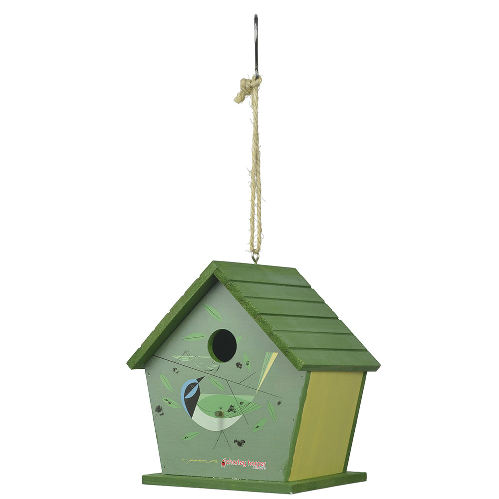 Birdhouse Green Jay Charley Harper